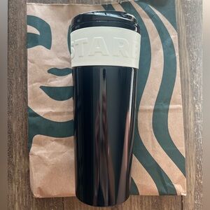 Starbucks Black and White Logo Ceramic
Hot Cup Travel Mug 16oz